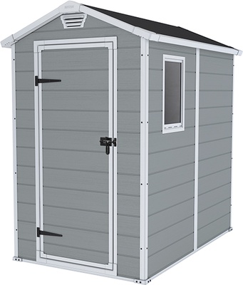 Caseta Keter Manor 4x6 S gris 198 x 192 x130 cm Caseta Keter Manor 4x6 S gris 198 x 192 x130 cm